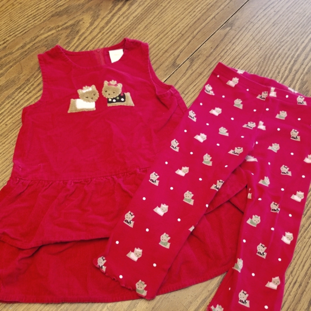 Gymboree Scottie Dog Jumper & Leggings Set 18-24M